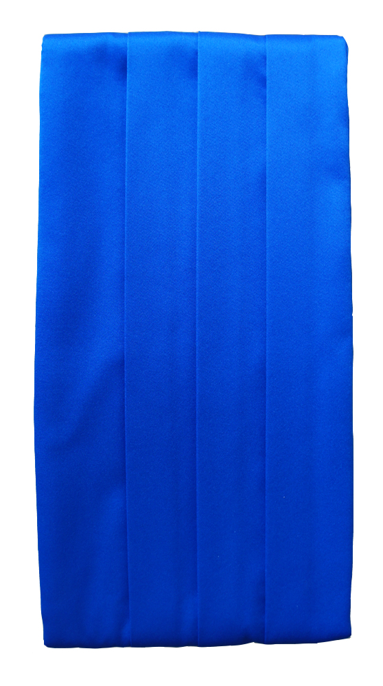 Royal Blue Satin Cummerbund